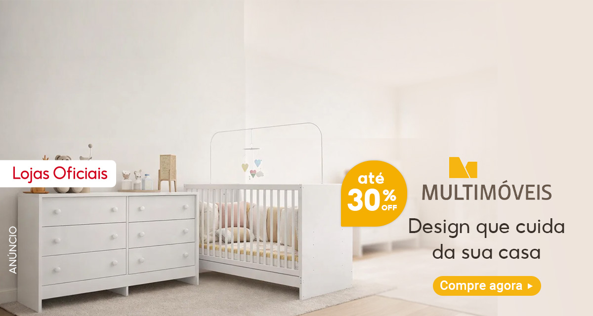Lojas oficiais. Até 30 por cento off. Multimóveis. Design que cuida da sua casa. Compre agora.