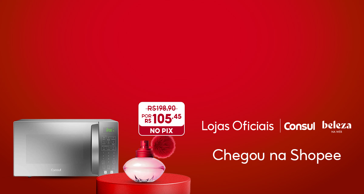 Chegou na Shopee. Consul e Beleza na Web. Perfume Kiss By Shakira. De 198,90 por 105,45 no pix.
