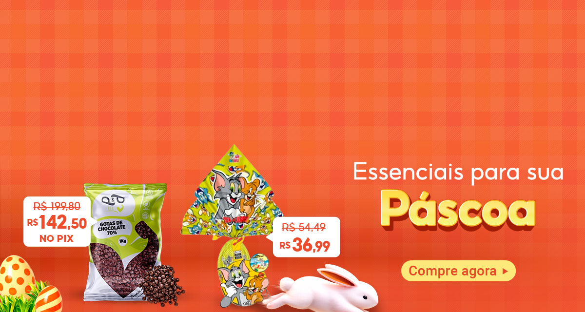 Essenciais para sua páscoa. Compre agora.