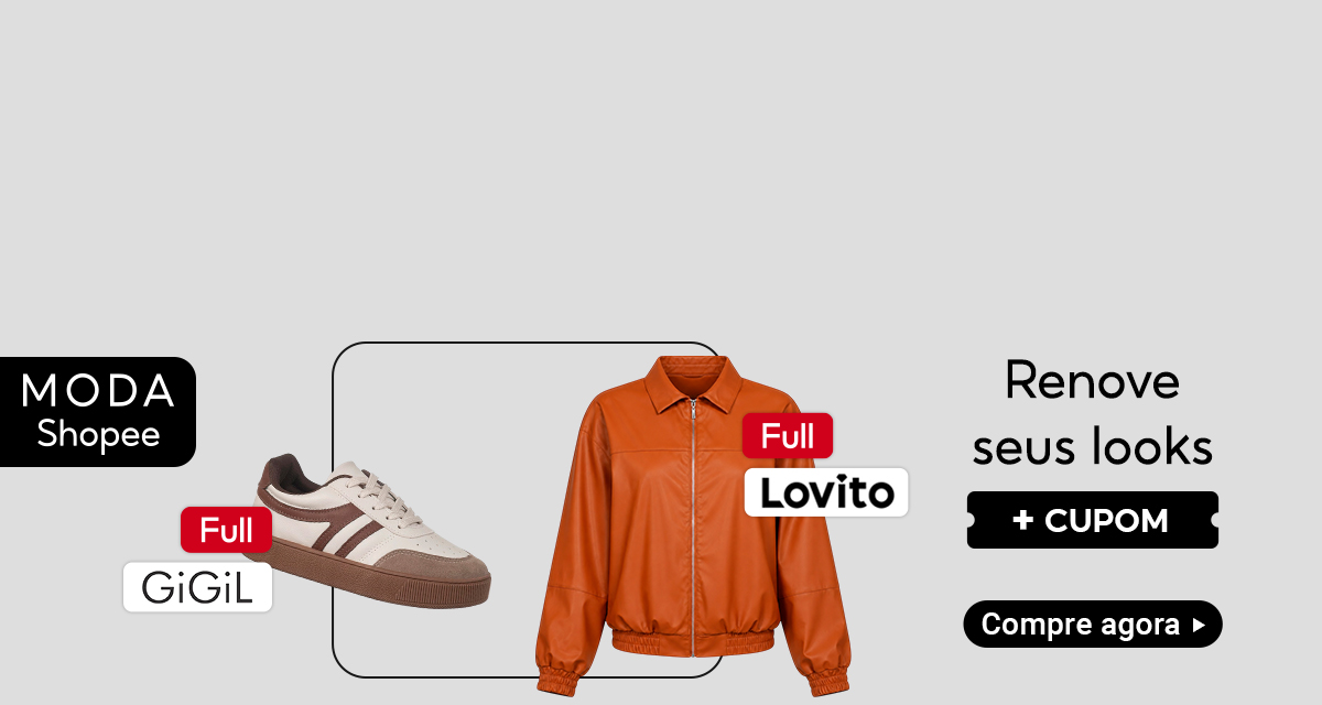 Moda Shopee. Renove seus looks. Mais Cupom. Compre agora.