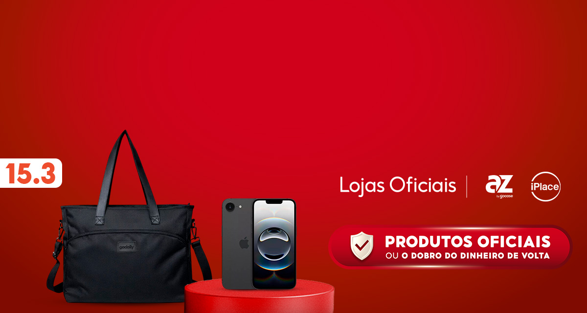 15 do 3. Lojas Oficiais. Az. Iplace. Produtos Oficiais ou o dobro do dinheiro de volta. 
