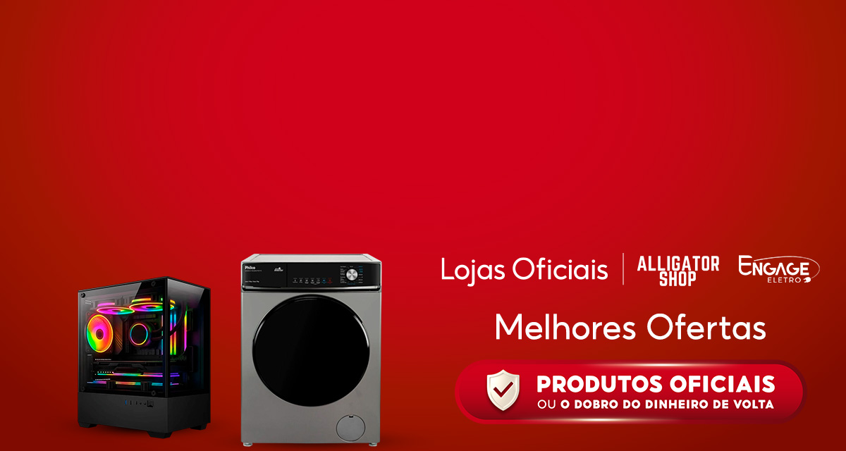 Lojas Oficiais. Alligator shop. Engage Eletro. Produtos Oficiais ou o dobro do dinheiro de volta.