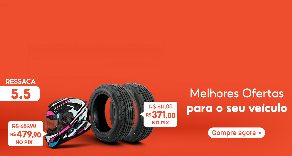 ressaca 5 do 5. melhores ofertas para o seu veículo. Capacete moto Norisk de 659 reais e 90 centavos por 479 reais e 90 centavos no pix. Par Pneus Aro 13 de 611 reais por 371 reais no pix. compre agora.