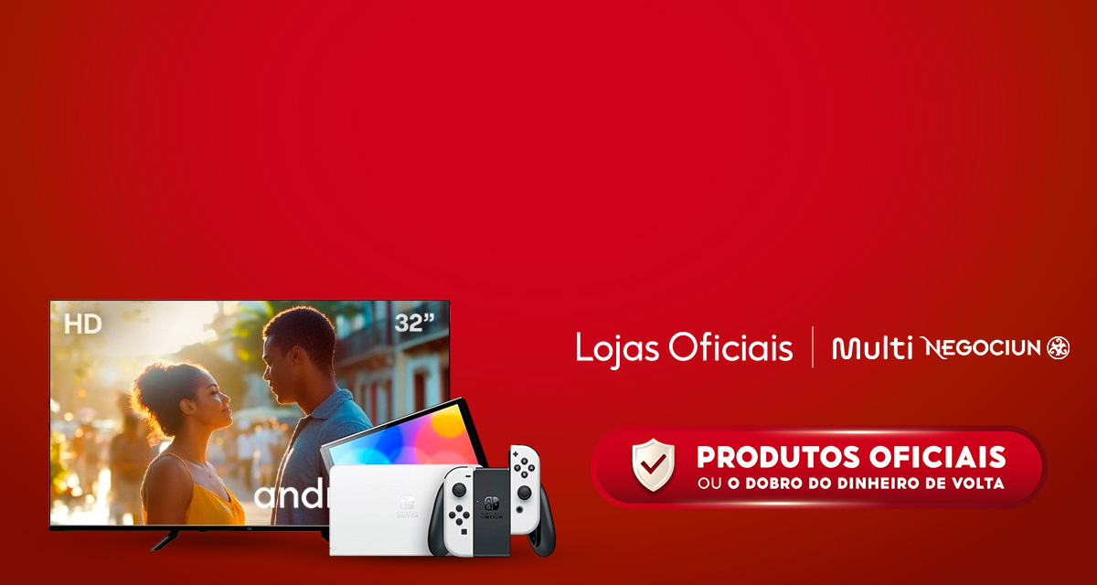 Lojas Oficiais. Multi. Negociun. Produtos Oficiais ou o dobro do dinheiro de volta. 