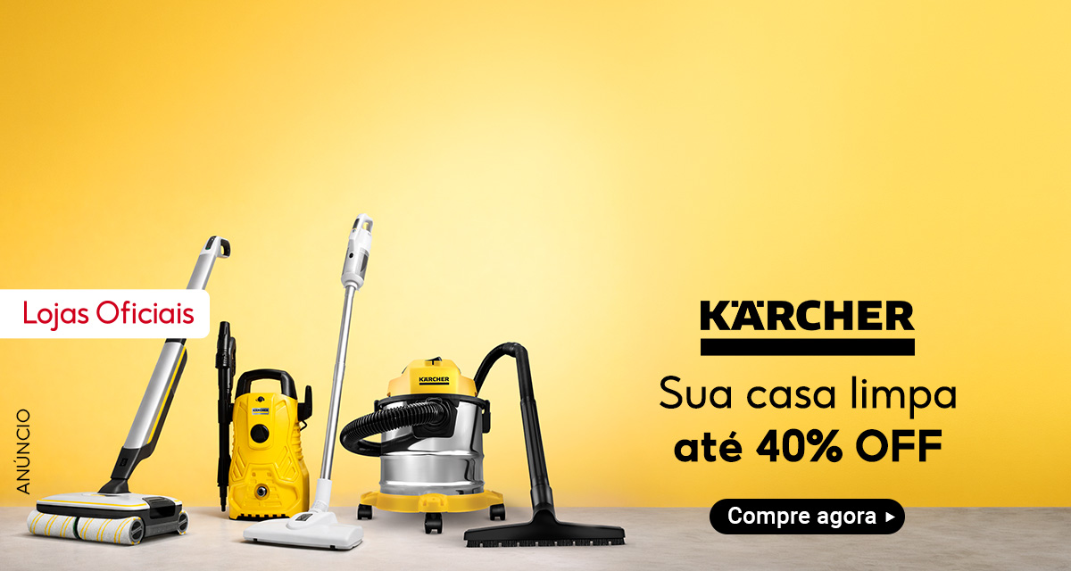 lojas oficiais. karcher. sua casa limpa até 40 por cento off. compre agora.