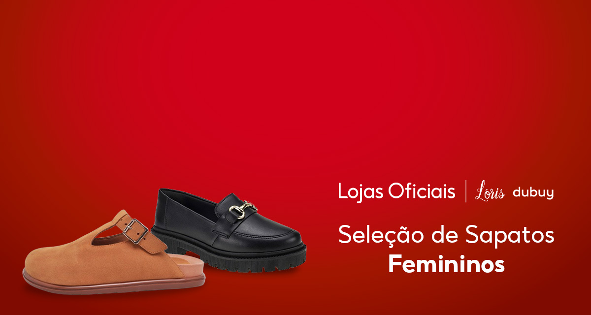 Lojas Oficiais. Seleção de sapatos femininos