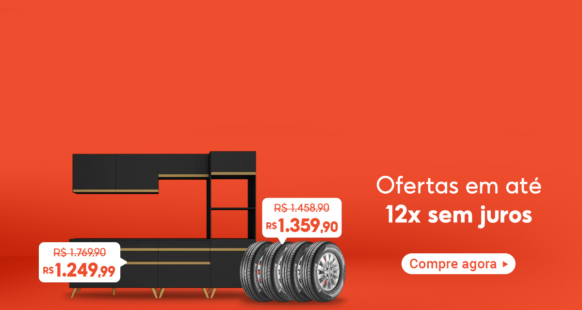 Ofertas com até 12 vezes sem juros. Compre agora
