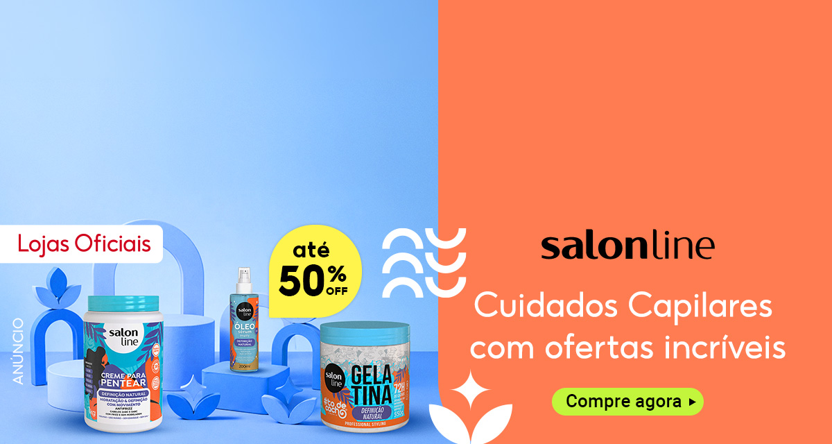 Lojas Oficiais, anúncio. Salon Line. Cuidados Capilares com ofertas incríveis. Até 50 por cento OFF. Compre agora.