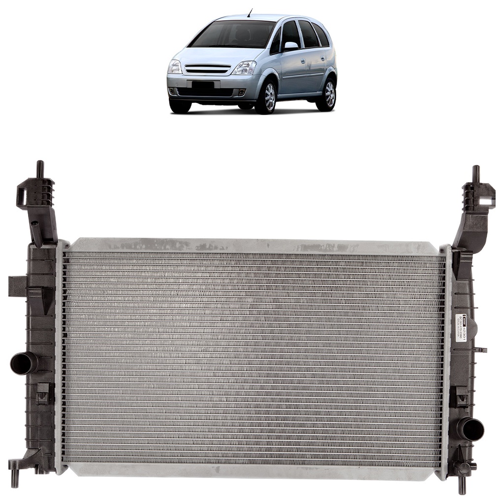Radiador Meriva 2004 2005 2006 2007 2008 2009 2010 2011 2012 1.8 Flex ...