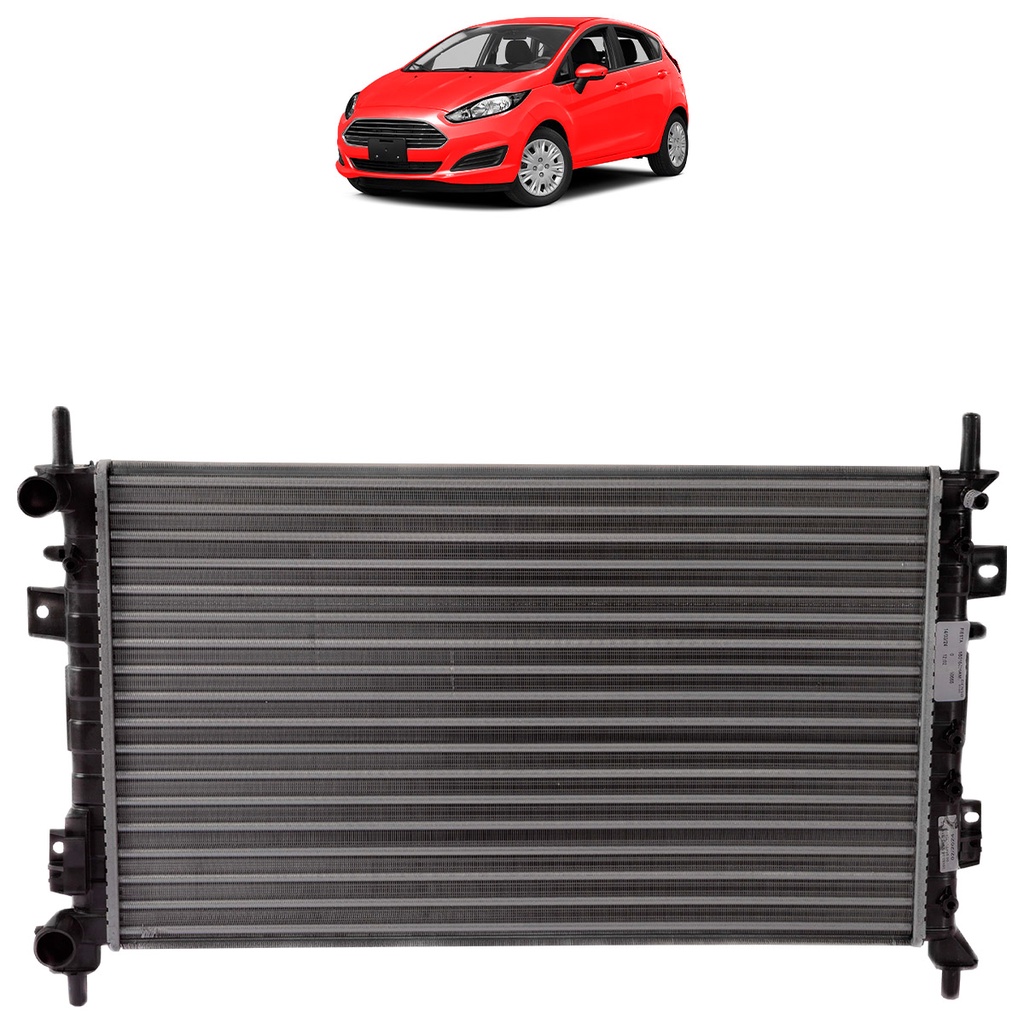 Radiador Fiesta 2005 2006 2007 2008 2009 2010 2011 2012 2013 2014 1.6 ...