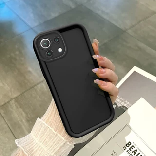 Capinha Para Xiaomi Mi 11 Lite 5G NE Case Capa De Celular Macio Silicone Black 5000