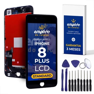 Tela Iphone 8 Plus 5.5 Compatível Apple Display Frontal Touch Empório do Celular Standard + Kit instalação ferramentas em Oferta na Shopee