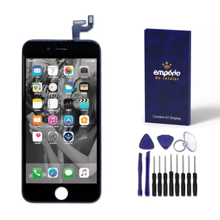 Tela Iphone 6S Compatível Apple Display Frontal Touch Empório do Celular Standard + Kit instalação ferramentas em Oferta na Shopee
