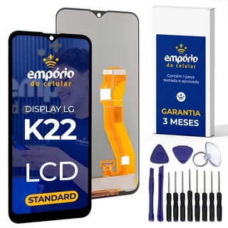 Tela K22 Compatível LG Display Frontal Empórido do Celular Standard + Kit ferramentas