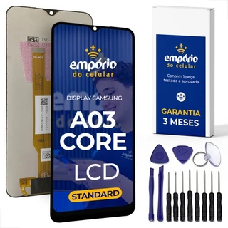 Tela A03 Core Galaxy Compatível Samsung Display Frontal Empórido do Celular Standard + Kit ferramentas em Oferta na Shopee
