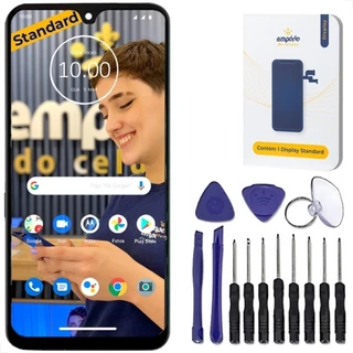Tela Moto G7 G7 Plus Compatível Motorola Display Frontal Empório do Celular Standard + Kit ferramentas