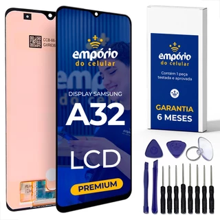 Tela A32 Galaxy Compatível Samsung Display Frontal Empórido do Celular Premium + Kit ferramentas em Oferta na Shopee