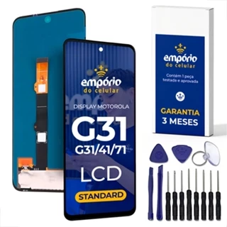 Tela Moto G31 G41 G71 Compatível Motorola Display Frontal Empório do Celular Standard + Kit ferramentas em Oferta na Shopee