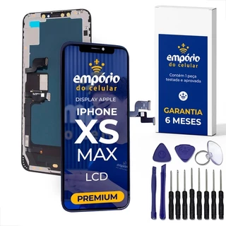 Tela Iphone XS Max Compatível Apple Display Aro Frontal Empório do Celular Premium + Kit ferramentas em Oferta na Shopee