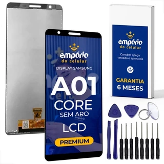 Tela A01 Core Galaxy Compatível Samsung Display Frontal Empórido do Celular Premium + Kit ferramentas em Oferta na Shopee