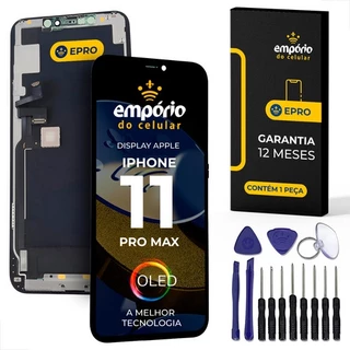 Tela Iphone 11 Pro Max Compatível Apple Display Aro Frontal Empório do Celular Pro + Kit ferramentas em Oferta na Shopee