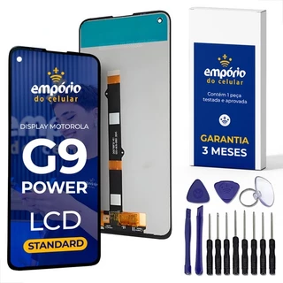 Tela Moto G9 Power Compatível Motorola Display Frontal Empório do Celular Standard + Kit ferramentas em Oferta na Shopee