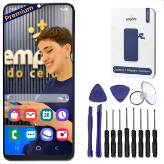 Tela A03S Galaxy Compatível Samsung Display Aro Frontal Empórido do Celular Standard + Kit ferramentas em Oferta na Shopee