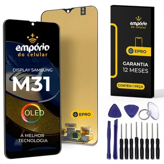 Tela M31 Galaxy Compatível Samsung Display Frontal Empórido do Celular Pro + Kit ferramentas em Oferta na Shopee