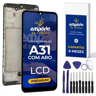Tela A31 Galaxy Compatível Samsung Display Aro Frontal Empórido do Celular Premium + Kit ferramentas em Oferta na Shopee