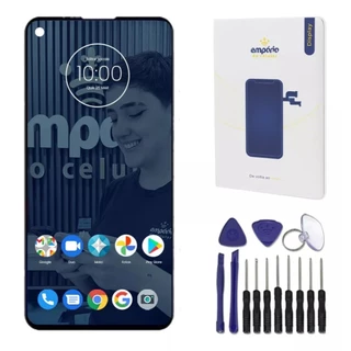 Tela Moto G8 Power Lite Compatível Motorola Display Aro e Componentes Frontal Empório do Celular Premium Kit ferramentas em Oferta na Shopee