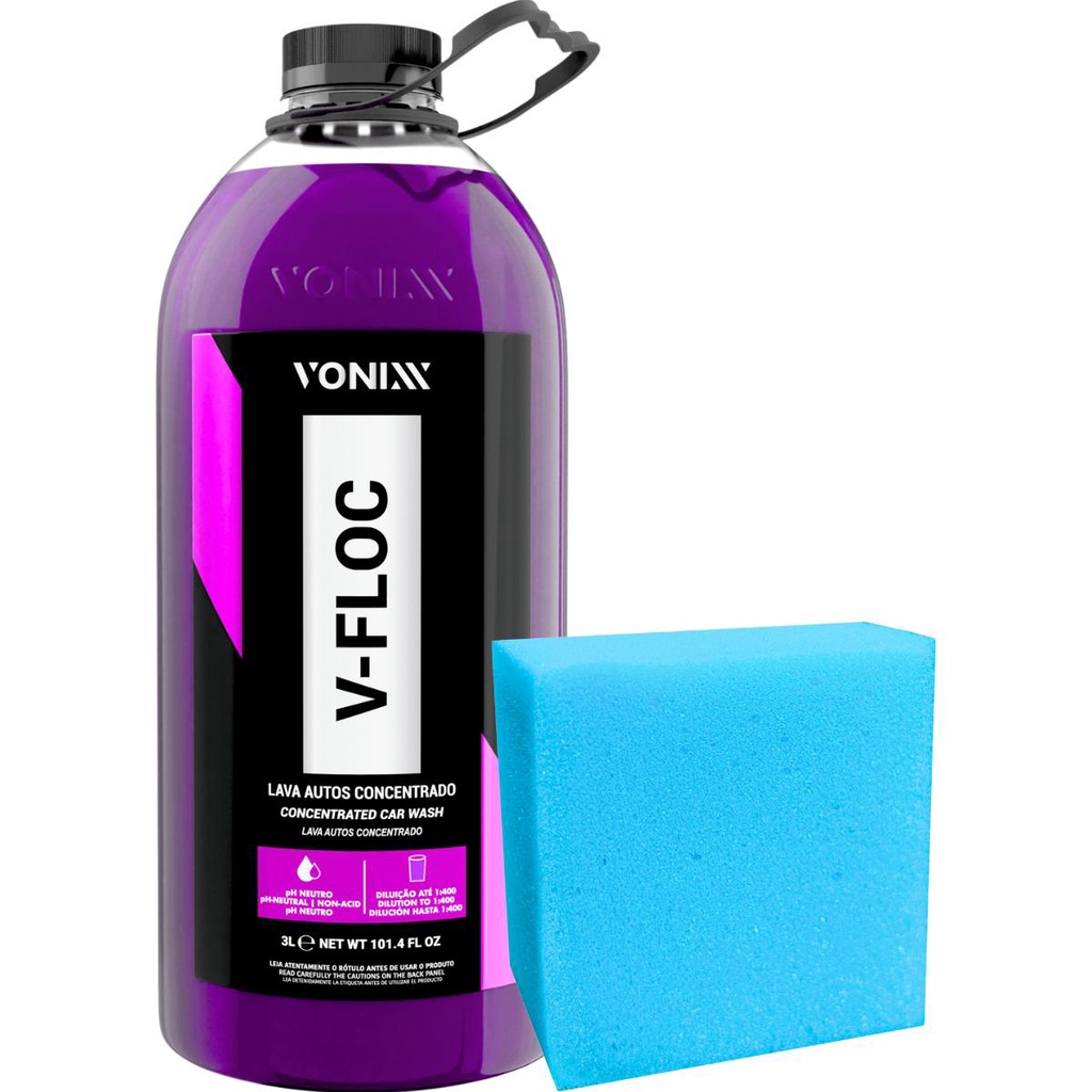 Shampoo V-floc 3L Vonixxx - Lava Auto de Alta Performance com ...