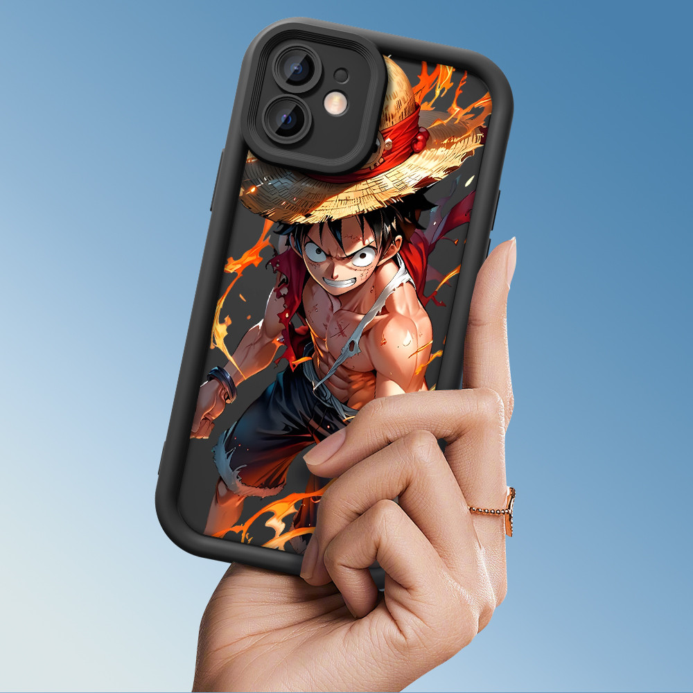 Capa iPhone 12 Pro Max Capinha Para One Piece Luffy De Celular
