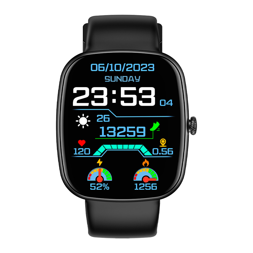 Relógio Smartwatch Bluetooth Zwear Z139 Tela 1.83' Preto | Shopee