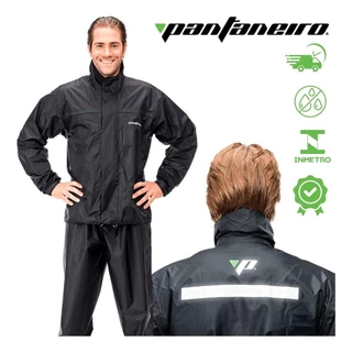 Kit Capa Chuva Pantaneiro Nylon Gola Alta Motoqueiro Impermeável em Oferta na Shopee