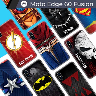 Capa/Capinha - Motorola Moto Edge 60 Fusion - Super Heróis com nome