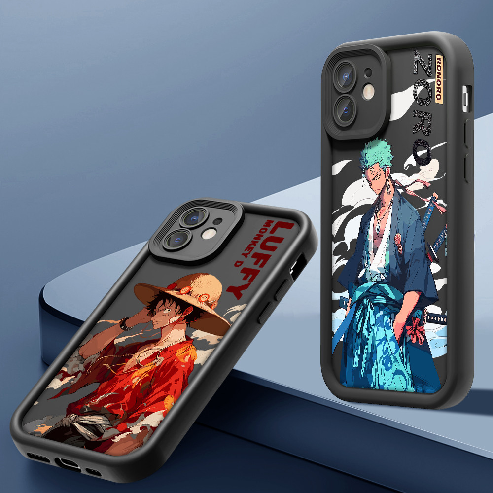 Capinha Para iPhone 12 Pro Max One Piece Luffy Zoro Capa De