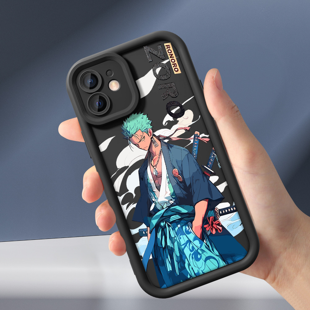 Capinha Para iPhone 12 Pro Max One Piece Luffy Zoro Capa De