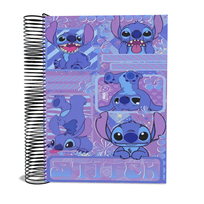 Caderno 20 matérias Lilo e Stitch 400 Folhas universitário | Shopee Brasil