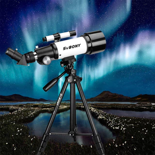 SVBONY SV501P Telescópio astronômico refrator portátil para iniciantes com tripé e mochila Vidro revestido