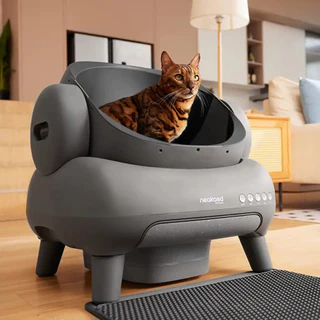 Neakasa M1 Caixa de areia automática para gatos com controle por aplicativo e auto-limpeza elétrica inteligente