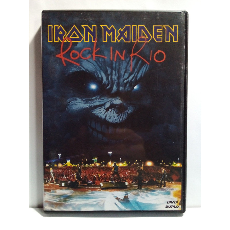 Dvd Iron Maiden - Rock In Rio - 2 Dvds - Ag25 | Shopee Brasil