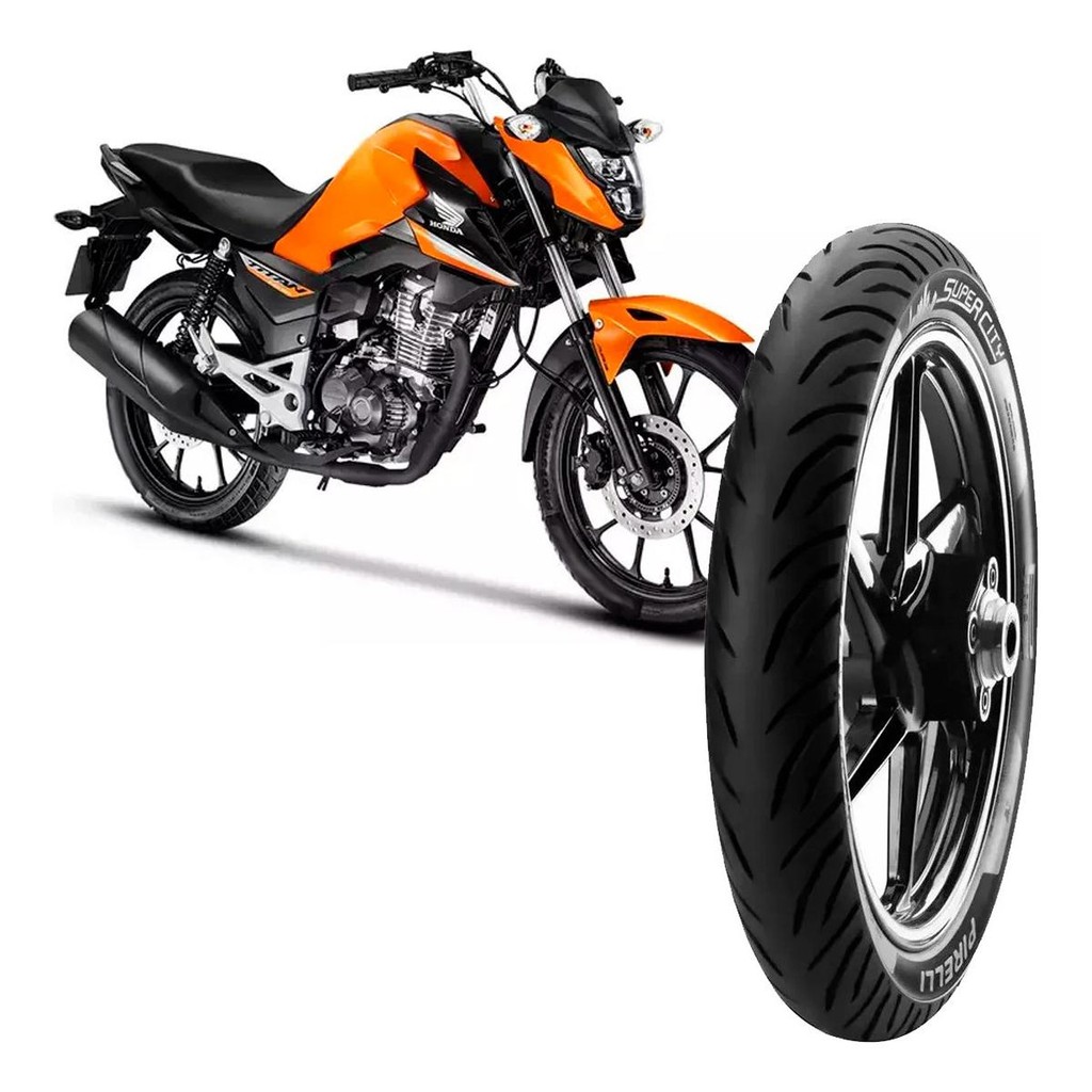 Pneu Traseiro Cg Titan 160 2025 Pirelli 100/90 Sem Camara | Shopee Brasil