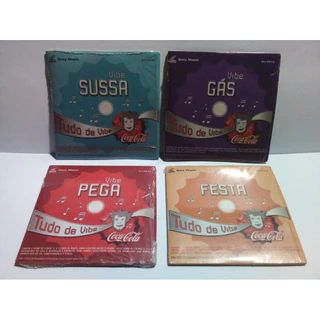 Lote 4 Mini Vcds Vibe Coca-Cola - Festa, Pega, Sussa E Gás