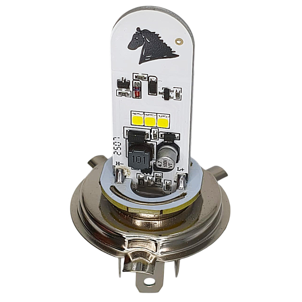 1 Lampada Moto Super Led H4 STALION 8000k XTZ 250 LANDER 250 2012
