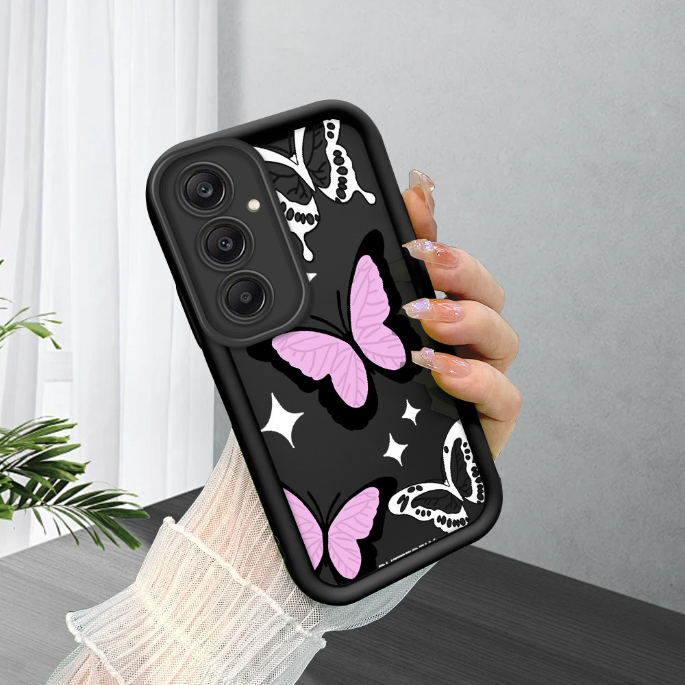 Capinha Para Samsung Galaxy A25 5G Capa De Preto Normal Macio Case