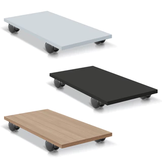 Suporte Base de Apoio Para Cpu Pc Home Office Gabinete em Mdf Com Rodinhas Escritório