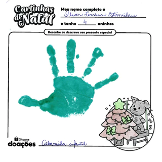 Cabaninha Infantil (0 a 4 Anos) - Cartinhas de Natal [9]