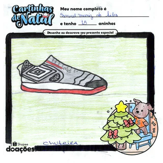 Chuteira (10 a 17 Anos) - Cartinhas de Natal [3]