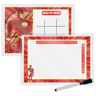 Kit 10 Lousa Mágica Catalogada + Caneta E Apagador Lembrancinha Festa Infantil Flash