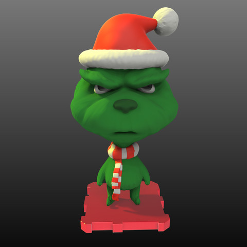Boneco The Grinch Em Resina